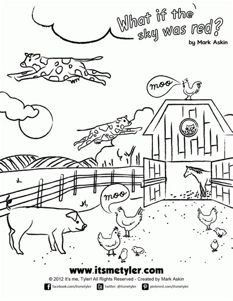 Click Clack Moo Coloring Pages - Coloring Home