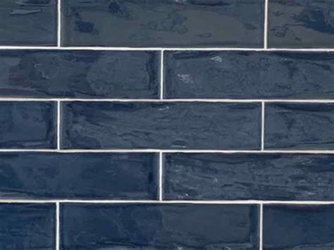 3x12 Allegro Blue Subway Tile | Blue subway tile, Subway tile, Dark ...