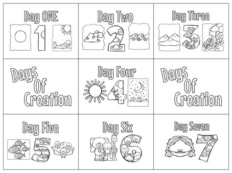 Creation Activity Pages - 20 Free PDF Printables | Printablee | Creation activities, Creation ...