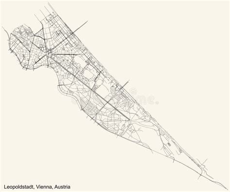 Location Map of Leopoldstadt District Stock Vector - Illustration of ...