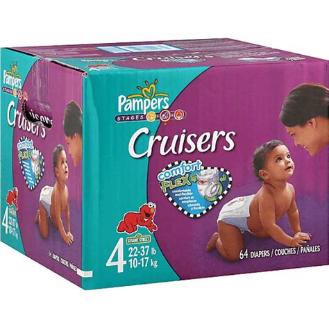 Pampers Cruisers Diapers, Size 4 (22-37 lb), Sesame Street | Shop | Sun ...