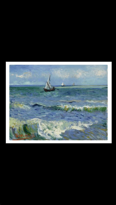 Vincent Van Gogh - Seascape at Saintes-Maries, Early June 1888 - Oil on ...