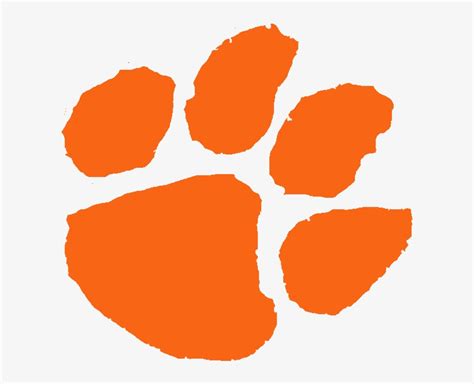 14 147415 Tiger Paw Picture Clemson Tigers Football Logo - First Tee