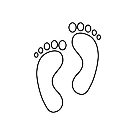 Foot Outline Vector Art, Icons, and Graphics for Free Download