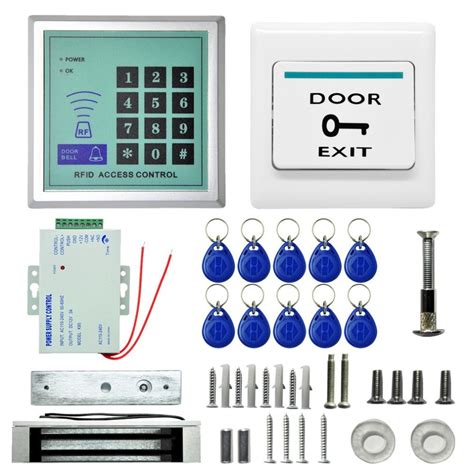 2017 NEW 620LBS Electric Door Lock Magnetic Access Control Fobs Password System Kit Full RFID ...