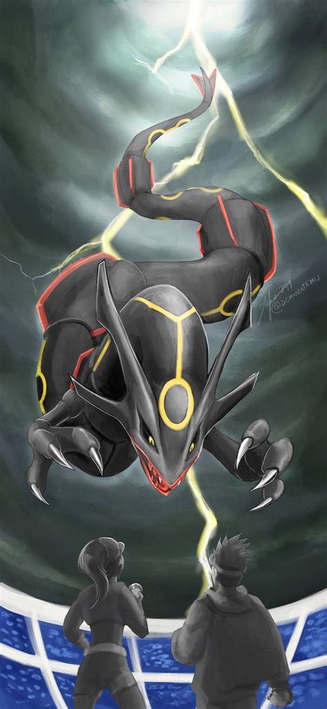 Pokemon GO - Shiny Rayquaza phone wallpaper by slifertheskydragon on DeviantArt | Pokemon ...