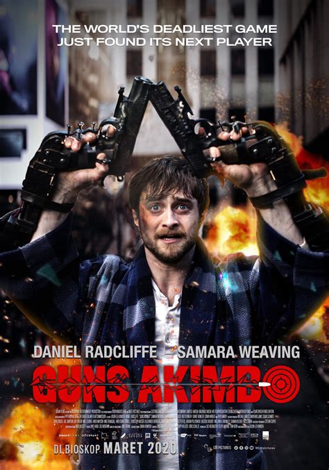 Guns Akimbo Indonesia poster - Daniel J Radcliffe Holland