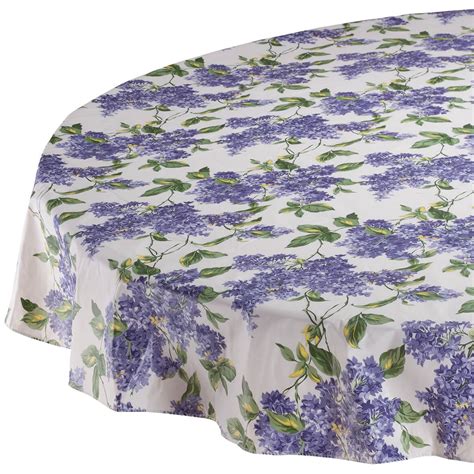 Lilac 100% Vinyl Tablecloth 60" Round - Walmart.com