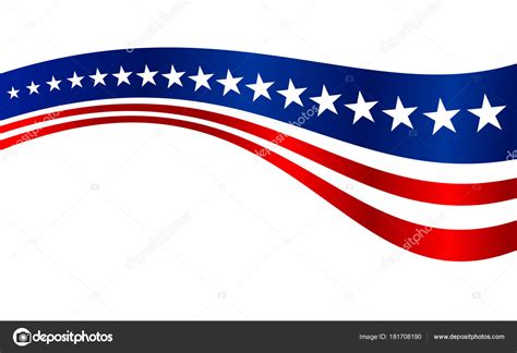 US Flag Stripes Vector Graphic Background Stock Vector by ...