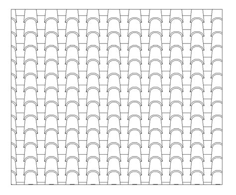 2D CAD Roof Tile Hatch Pattern - CADBlocksfree | Thousands of free CAD blocks