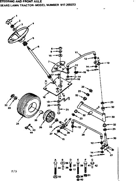 Craftsman Garden Tractor Steering Parts | Fasci Garden