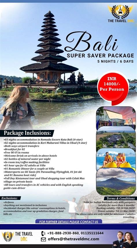 Bali Package | Bali tours, Trip, Tour packages