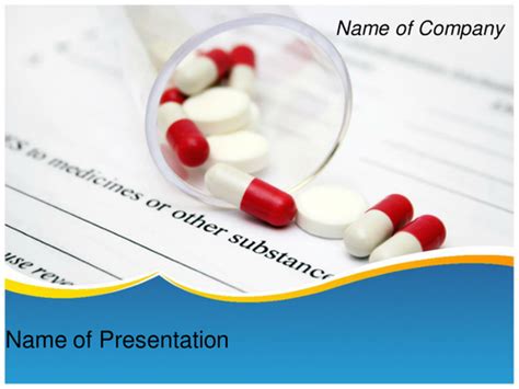 Pills PPT Template | Teaching Resources