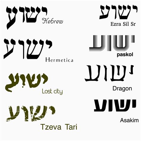 Hebrew Calligraphy Fonts Free