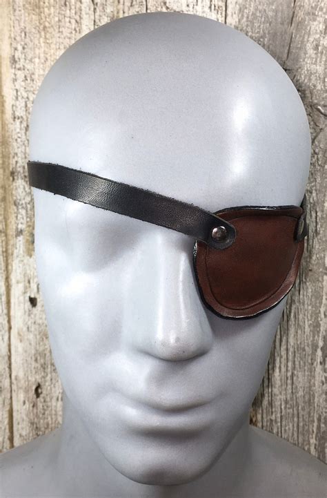 Leather molded Pirate eye patch