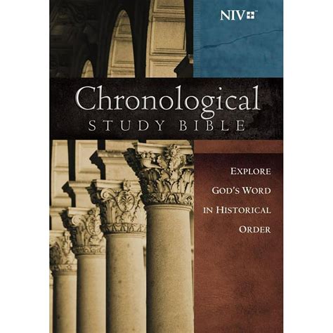 Chronological Study Bible-NIV (Hardcover) - Walmart.com - Walmart.com