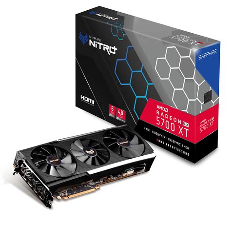 Buy SAPPHIRE 11293-03-40G Radeon NITRO+ RX 5700 XT 8GB GDDR6 Dual HDMI ...