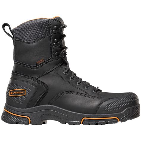 Men's LaCrosse® 8" Adamas™ Waterproof Work Boots, Black - 284659, Work ...