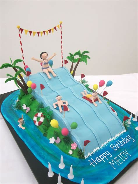 Cake ideas:Swimming Pool Theme-Swimming Pool Theme cakes