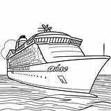 Disney Cruise Ship Coloring Page 17110 13498 sketch template