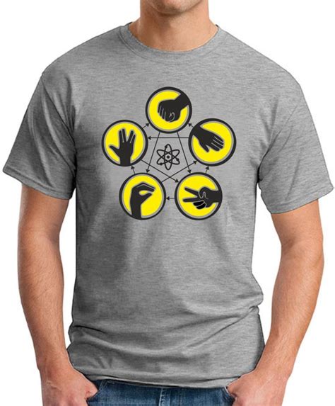 ROCK PAPER SCISSORS LIZARD SPOCK T-SHIRT - GeekyTees