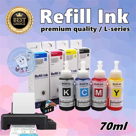 Premium Refill Ink T664 for Epson L120 L110 L210 L220 L300 L310 L360 L380 L565 L3100 Series 70ml ...