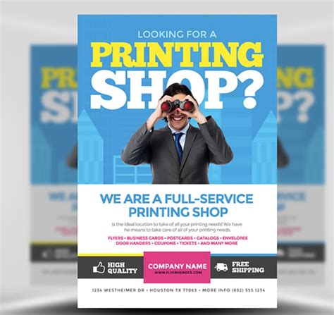 Printing Services Flyer Template - FlyerHeroes