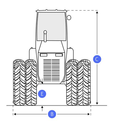 Case IH STEIGER 350 WHEELED 4WD Tractor Dimensions & Specs