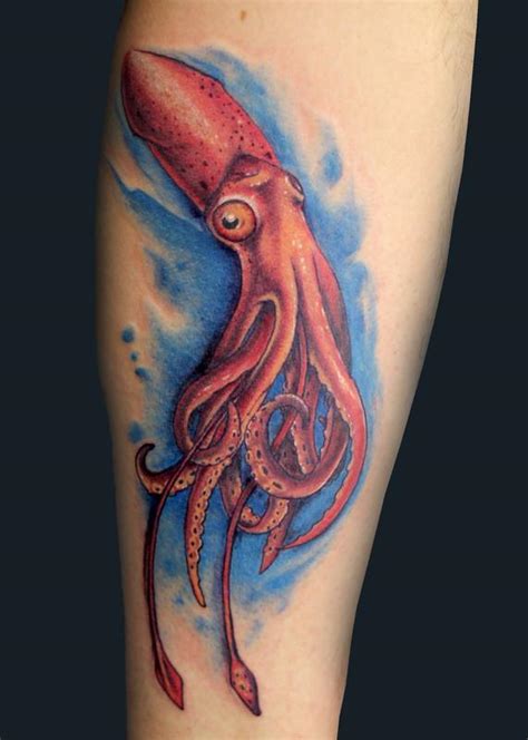 Squid by Steve Phipps : Tattoos