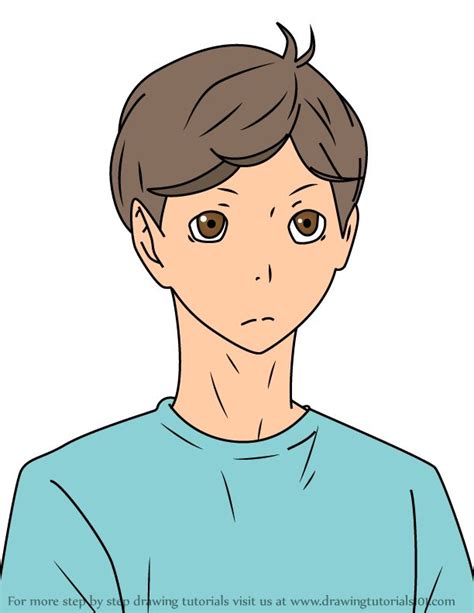 How to Draw Shigeru Yahaba from Haikyuu!! (Haikyuu!!) Step by Step ...