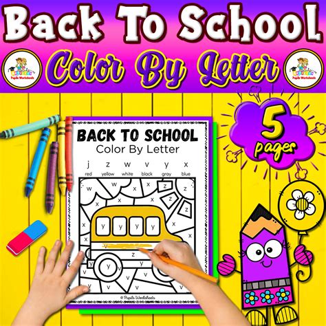 Color By Letter Coloring Pages - Worksheets Library