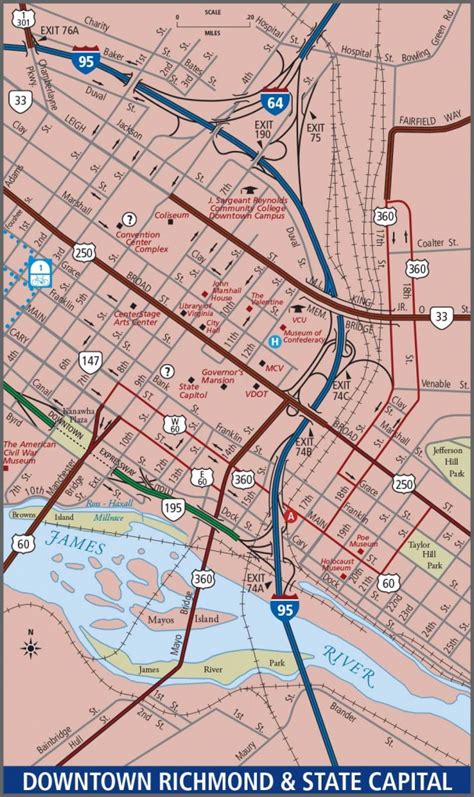 Printable Map Of Richmond Va | Printable Maps