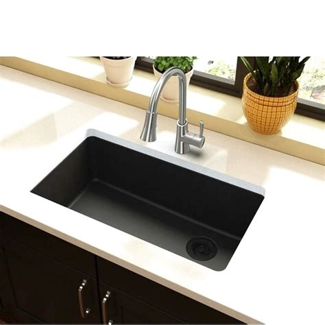 Black Quartz Classic Undermount Kitchen Sink | Loveseat Online Auctions San Diego