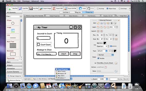 ForeUI GUI Prototyping Tool - Development Tools Software