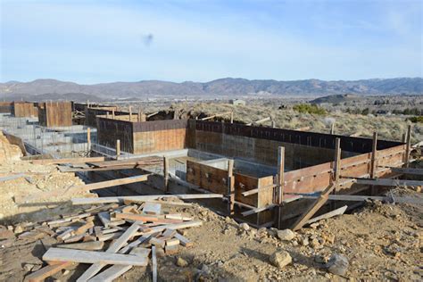 Nevada House Build: 2016 02 23 Stem Wall Forms