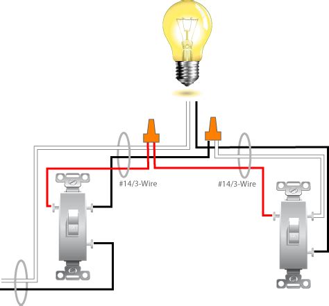 3-Way Switch Wiring Diagram Variation #5 : Electrical Online