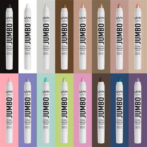 Nyx Jumbo Eye Pencil Swatches