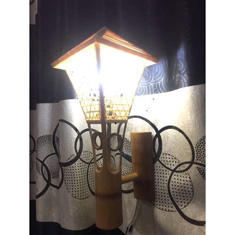 Jual LAMPU ANYAMAN BAMBU (LAMPU DINDING) | Shopee Indonesia