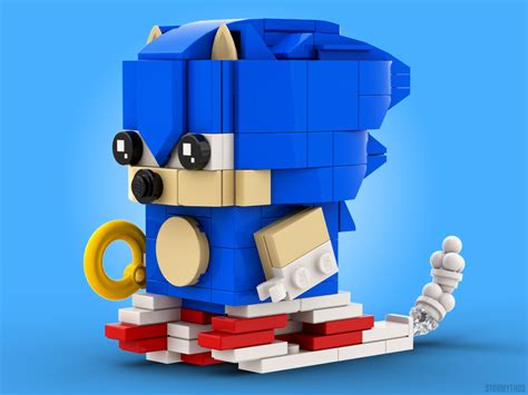 GOTTA BUILD FAST! I made Sonic as a LEGO BrickHeadz : r/SonicTheHedgehog