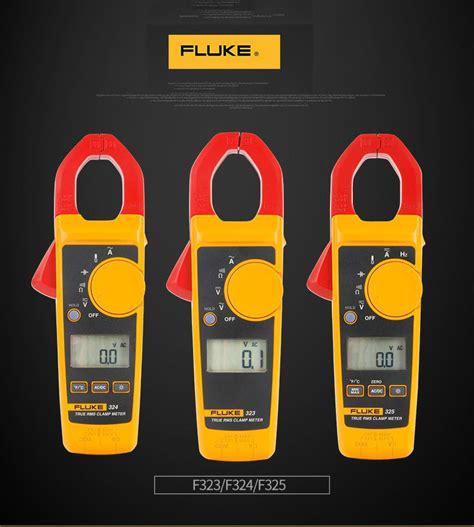 FLUKE 325 Clamp Meter F325 323 324 True RMS Digital Multimeter 400A ...