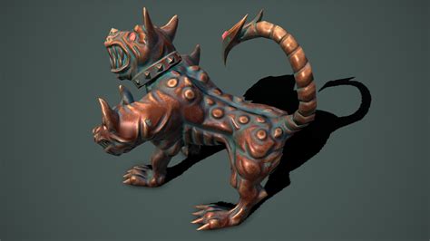 Cerberus cerber statue 3D model - TurboSquid 1443905