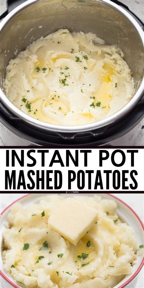 My Instant Pot Mashed Potatoes deliciously, creamy, fluffy, and so ...