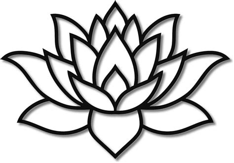 ROAMFORGE Lotus Flower - Metal Wall Art Interior Home Decor Idea ...