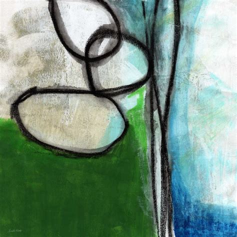 Green and Blue Abstract - Art and Frame - Adelaide