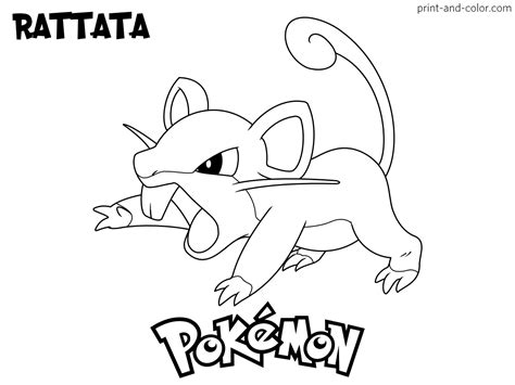 Free Coloring Pages Pokemon Characters