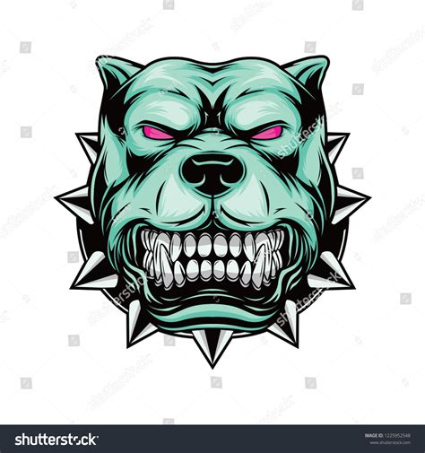 Angry Bulldog Face Stock Vector (Royalty Free) 1225952548 | Shutterstock