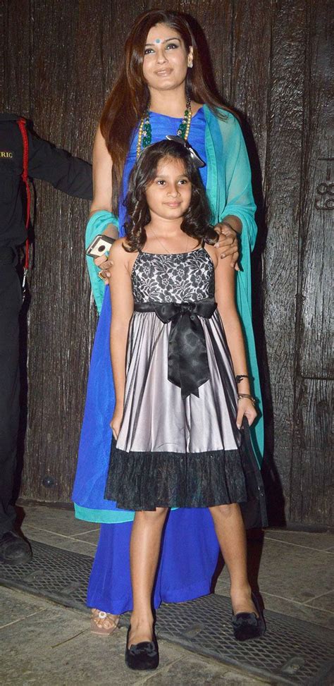 Raveena Tandon with her daughter Rasha at Aaradhya birthday bash | Veethi