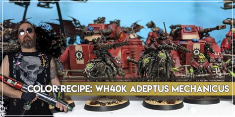 Colour Recipes: Warhammer 40,000 Adeptus Mechanicus - Scarhandpainting.com