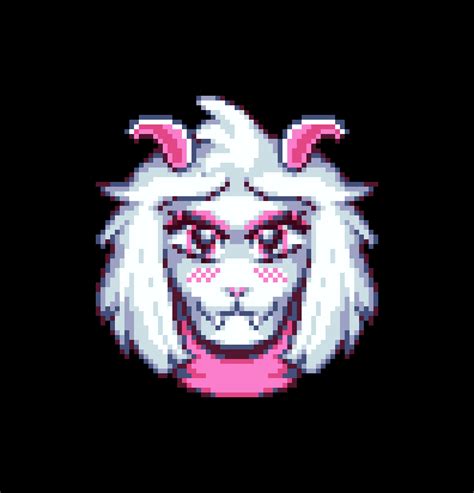 Ralsei Portrait - Pixel Art by Spriterminator on Newgrounds