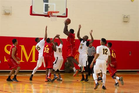 DVIDS - Images - USMC Basketball Team Takes on Men's Armed Forces ...